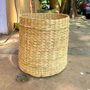12”12 Handmade Kouna Basket.Can be used as planters or for kids toy storage .